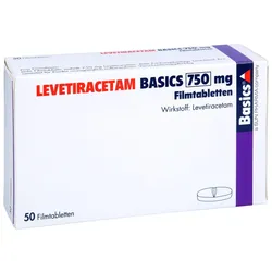 LEVETIRACETAM BASICS 750 mg Filmtabletten 50 St