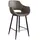 KAWOLA Barhocker ZAJA Sitzhöhe 76 cm Microfaser Grün