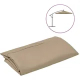 vidaXL Ersatzbezug für Ampelschirm Taupe 350 cm