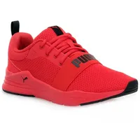 Puma Wired Run Jr Sneaker, High Risk Red Puma Black, 37.5 EU