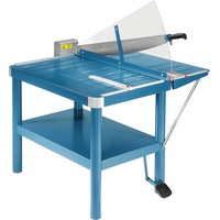 DAHLE 580 Hebelschneider Atelier-Schneidemaschine (bis DIN A2, Schnitthöhe 4,0 mm, Metalltisch) Blau