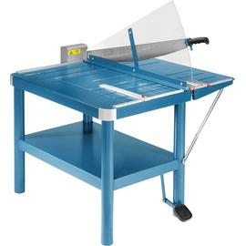 DAHLE 580 Hebelschneider Atelier-Schneidemaschine (bis DIN A2, Schnitthöhe 4,0 mm, Metalltisch) Blau