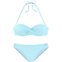 VENICE BEACH Bügel-Bandeau-Bikini Damen aqua Gr.38 Cup C