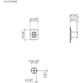Dornbracht Lissé Brausehalter, 28050845-00,