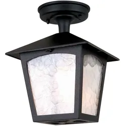 York Verandalaterne mit 1 Licht - Schwarz