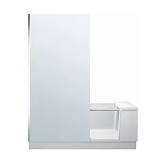 Duravit Badewanne Shower + Bath 170x75x210,5cm, Kl, N, m mont T, matt-we