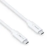 PureLink USB-C auf USB-C Kabel - 3.1 Gen 1, 3A/5V/60W, 5G, DP Alt Mode - iSerie, - weiß,