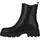 VAN HILL Damen Klassische Stiefeletten Profil-Sohle Schuhe 216365 Schwarz PU, 38 - 38
