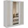 MKS Schiebetürenschrank DIANA 180 x 216 x 61 cm Weiß