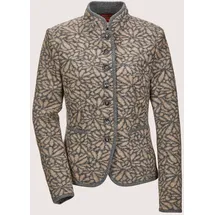 Madeleine Verkürzter Wollblazer mit Stehkragen, Taschen in taupe / graphit), | Gr.: 46