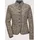 Madeleine Verkürzter Wollblazer mit Stehkragen, Taschen in taupe / graphit), | Gr.: 46