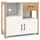 Costway Küchenschrank Buffetschrank 80 x 31,5 x 82 cm Weiß