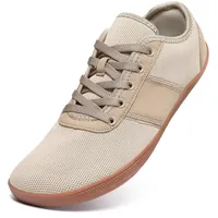 Meik Mangni Breite Barfuss Schuhe Damen Herren Weit Barfußschuhe Minimalistische Zehenschuhe Casual Traillaufschuhe Walking Schuhe,Braun,Gr.40 EU - 40 EU