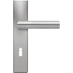 Drücker/Langschild Rhodos RLE 28 BB Edelstahl matt