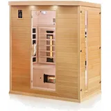 Luxus LED Infrarotsauna Dual-Therm Sauna Infrarotkabine Wärmekabine Vollspektrum