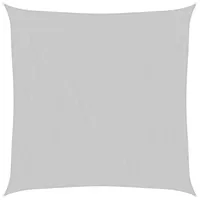 vidaXL Windschutz Sonnensegel 700 x 700 cm Hellgrau Polyester