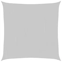 vidaXL Windschutz Sonnensegel 700 x 700 cm Hellgrau Polyester