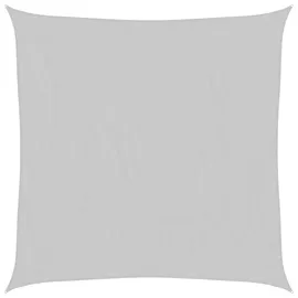 vidaXL Windschutz Sonnensegel 700 x 700 cm Hellgrau Polyester