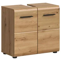 VCM Waschbeckenunterschrank Ice Eiche Dekor.