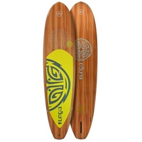 Runga-Boards SUP-Board ROTA YELLOW Hard Board Stand Up Paddling SUP, Allrounder, (Set 9.6, Inkl. coiled leash & 3-tlg. Finnen-Set) 9.6
