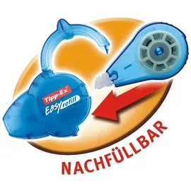 TIPP-EX Korrekturroller Easy Refill 5mmx14m Packung mit 10 Stück