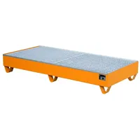 Bauer Südlohn Auffangwanne 2050, lackiert, Gelborange