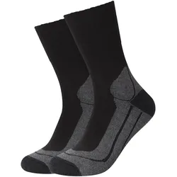 2er Pack camano Outdoor Socken 0005 - black 43-46