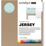 schlafgut Easy Jersey 90 x 200 - 100 x 200 cm petrol light