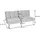 MCW Sofa grau