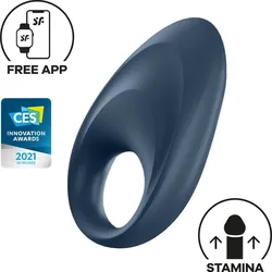 Satisfyer Mighty One Connect App, 9 cm, dunkelblau