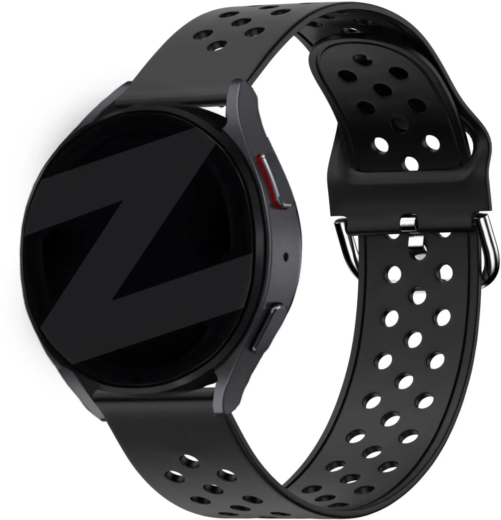 Bandz Noise Endeavour 2 Armband Silikon 'Air' für Noise Endeavour 2 - Schwarz - Schnallenverschluss