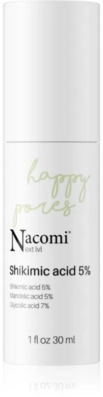 Nacomi Next Level Happy Pores Reinigungspeeling für problematische und fettige Haut Shikimic acid 5% 30 ml