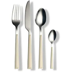 ECHTWERK Besteck Set "Basic" 24tlg creme