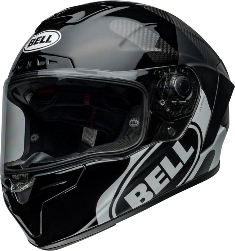 Bell Race Star Flex DLX Hello Cousteau Algae, Integralhelm - Matt-Schwarz/Schwarz/Weiß - L