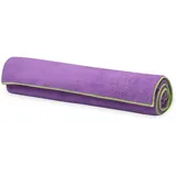 Gaiam Yoga Mat Towel Purple Jam - lila
