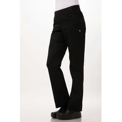 Chef Works® LIGHTWEIGHT SLIM PANTS Damen Artikel PBN01W Schwarz Größe L