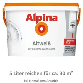 Alpina Wandfarbe Altweiß