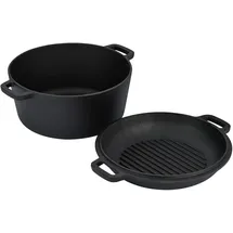 Gräwe Dutch Oven 2-in-1 Brat- und Kochtopf 26 cm rund