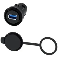 Siemens 3SU19000GA100AA0 USB-Anschluss, 22 mm, Kunststoff, schwarz