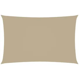 vidaXL Sonnensegel Oxford-Gewebe Rechteckig 2,5x5 m Beige