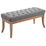CLP Sitzbank Ramses, 152007608, bis 136 kg, aus Stoff, grau, 100 x 38 cm
