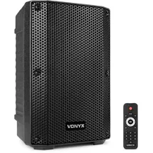 Vonyx VSA08BT Zweifach verstärkter Aktiv-Lautsprecher 8" 250W BT/MP3