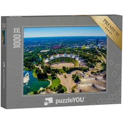 puzzleYOU Puzzle Puzzle 1000 Teile XXL „Olympiastadion München“, 1000 Puzzleteile, puzzleYOU-Kollektionen Olympiastadion München