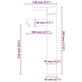 vidaXL Waschtisch Waschbecken Einhandmischer Weiß