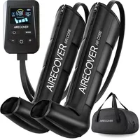 Kabellose Pressotherapie Beinmassagegerät,Professionelle Recovery Boots, müde Beine & bessere Durchblutung, gegen Wassereinlagerungen & für gesunden Venenrückfluss, 2.5 h Akku (L:176-190cm)