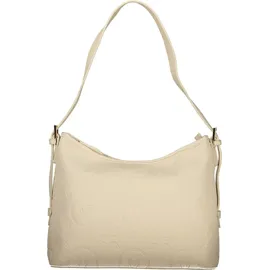 Valentino Samba Re Umhängetasche Polyurethan Beige/Weiß
