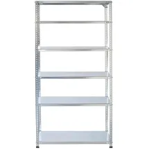 ar shelving Schraubregal Verzinkt 200 x 60 x 40 cm 6 Böden 100 kg