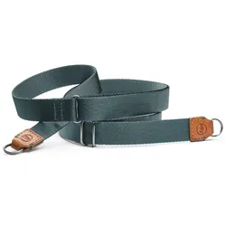 Leica 18568 Trageriemen Stoff/Leder cognac - petrol
