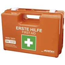 PETEX 43924135 Erste Hilfe Koffer DIN 13157 280 x 115 x 200 Orange