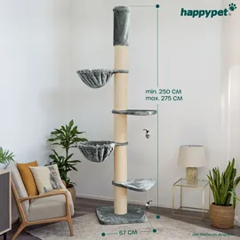 Happy Pet Leonardo Kratzbaum 250 bis 275 cm grau